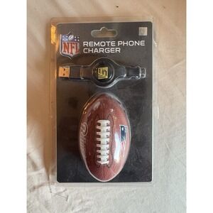 NFL Remote Phone Charger New England Patriots/ St Louis Rams New In Box